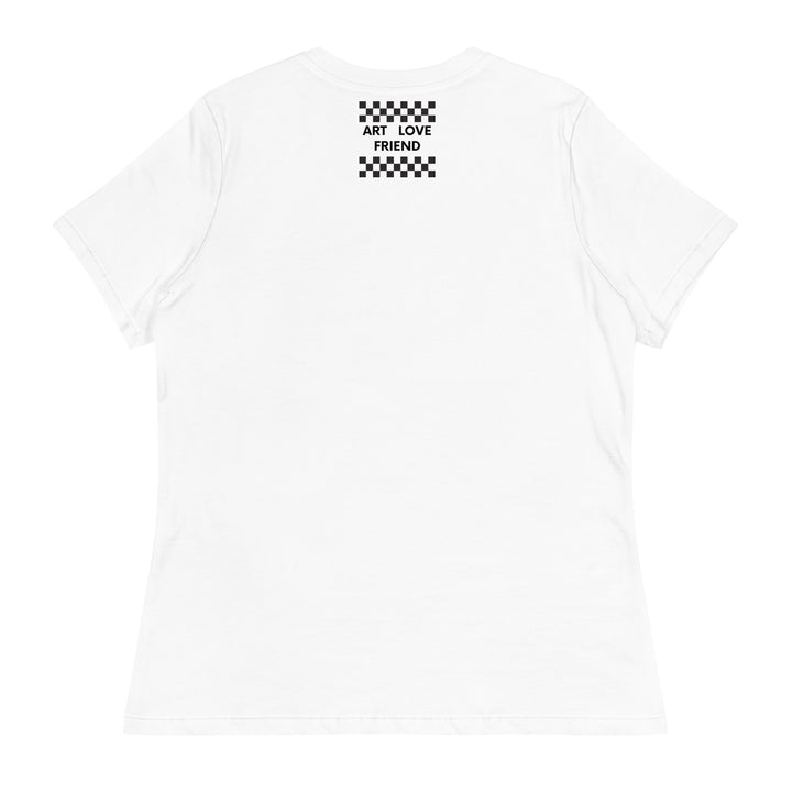 TWO TONE SKA GO Women's Relaxed WHITE T-Shirt